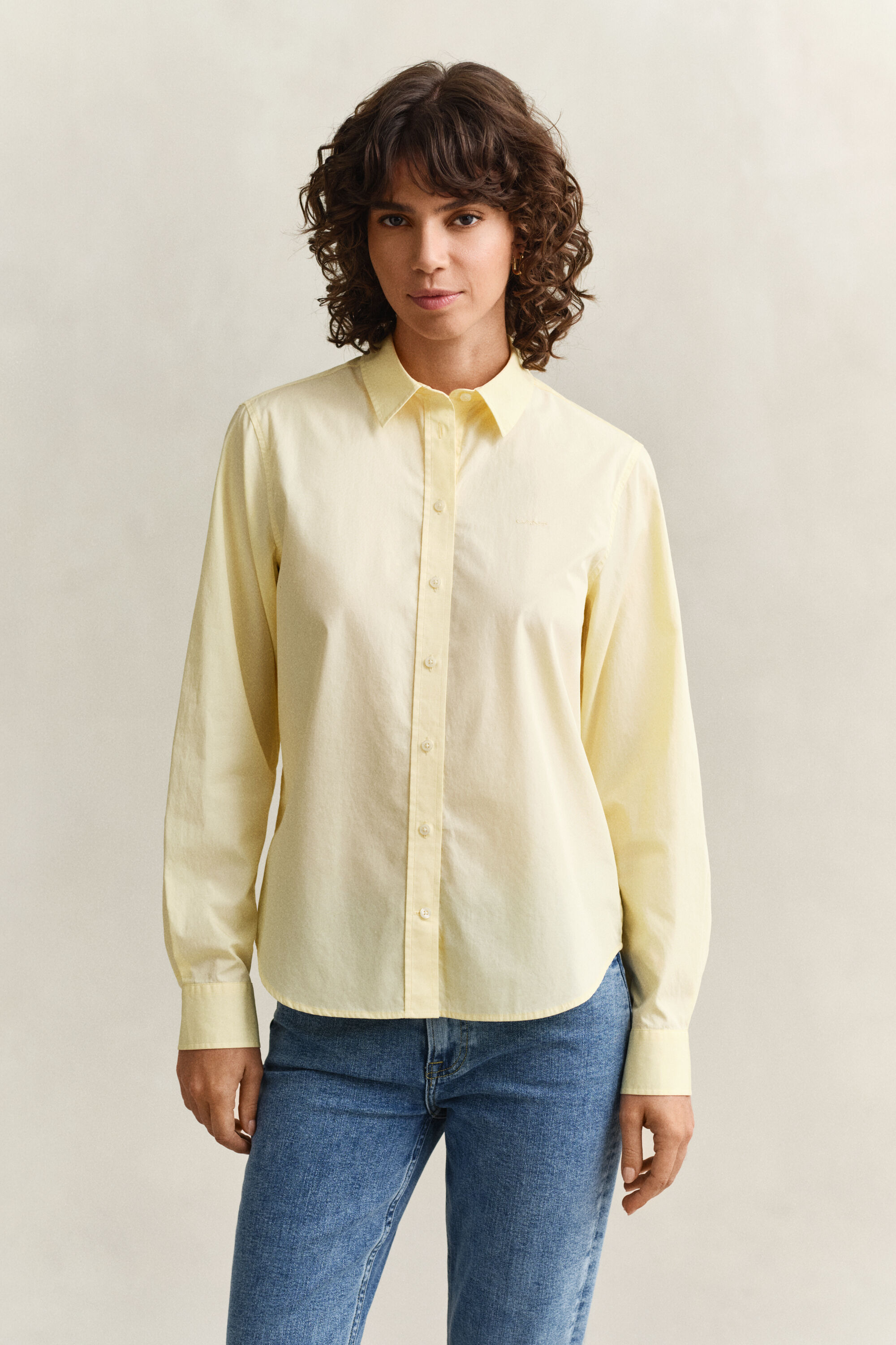 Camisa de popelina Regular Fit clásica