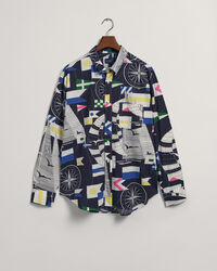 Camisa Relaxed Fit Sailing Print