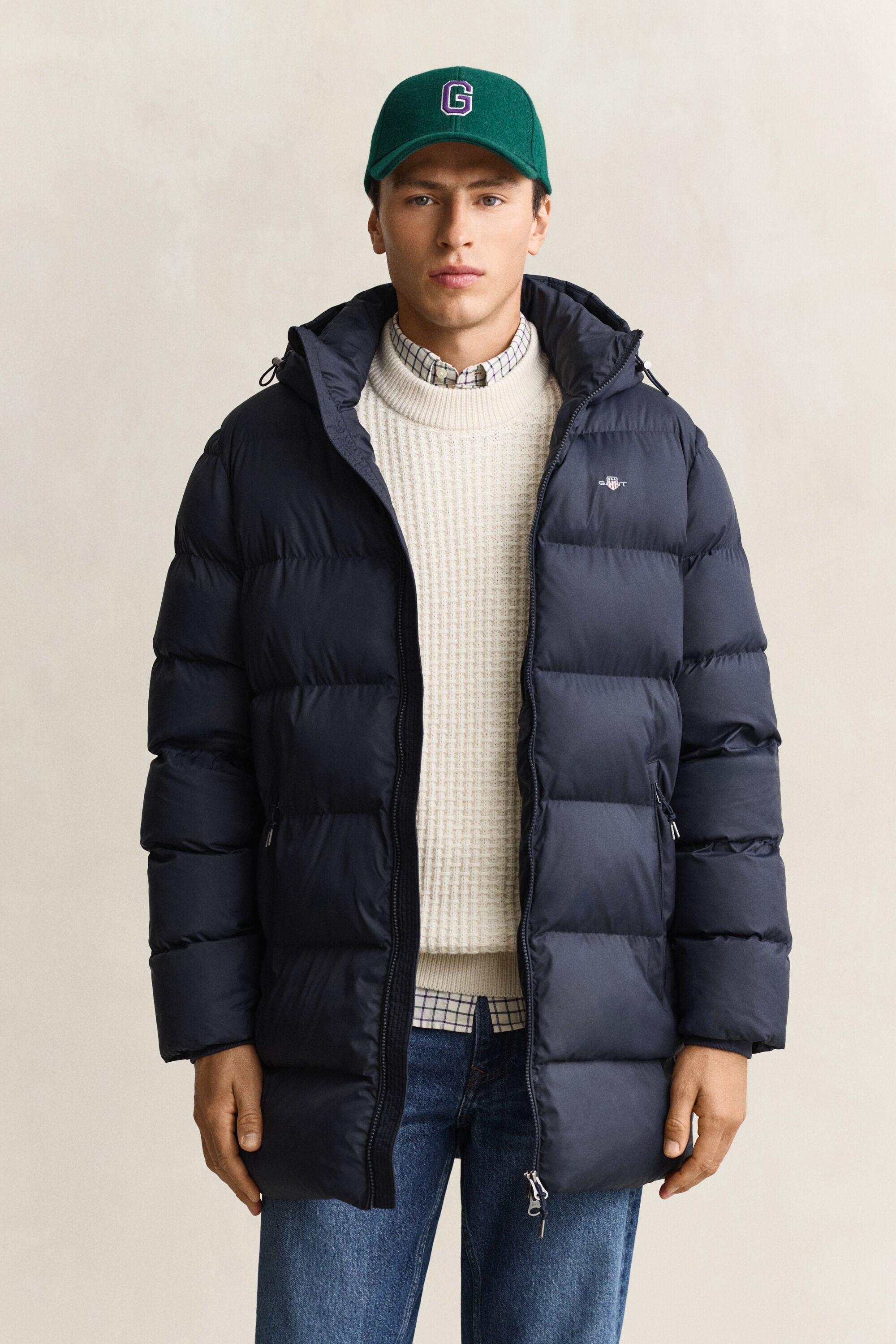 Chaqueta Active Cloud de largo medio