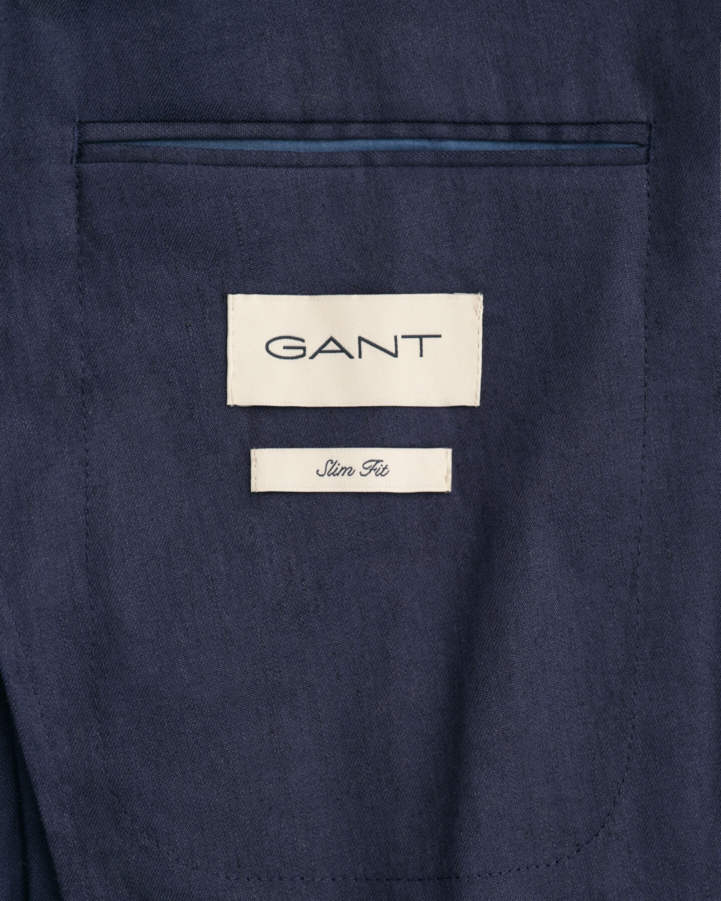 Americana de traje en algod&oacute;n y lino