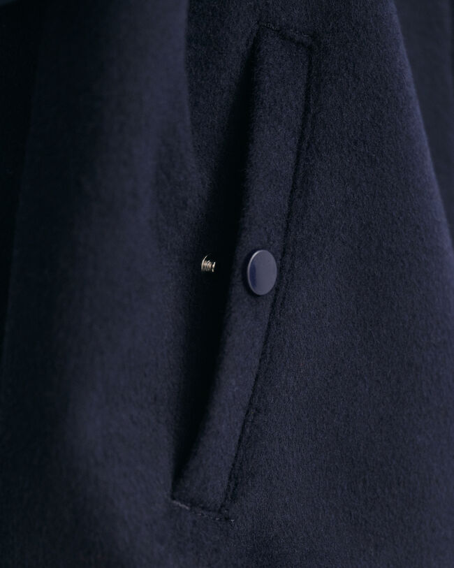 Cazadora bomber de lana