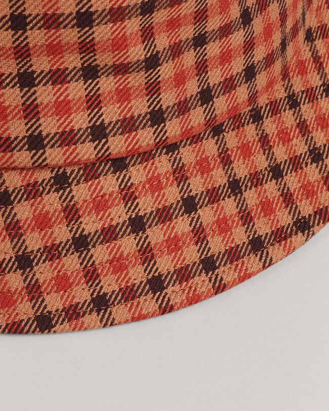 Gorro de pescador a cuadros