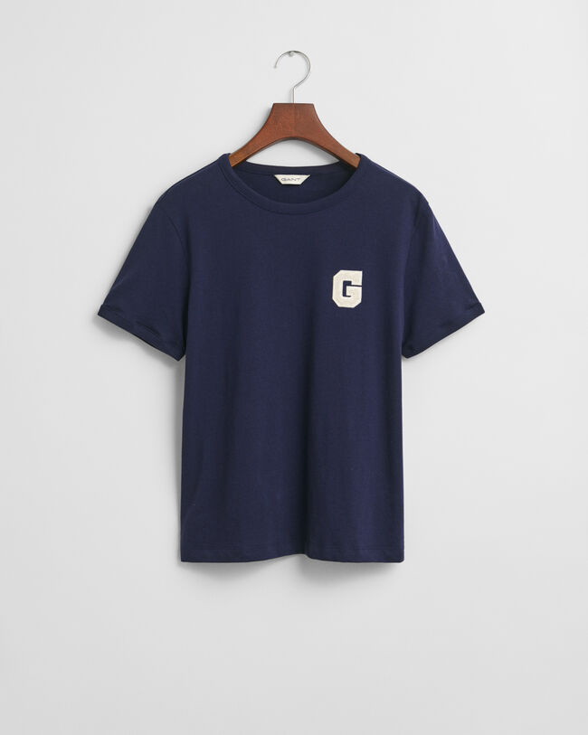 Camiseta con insignia G
