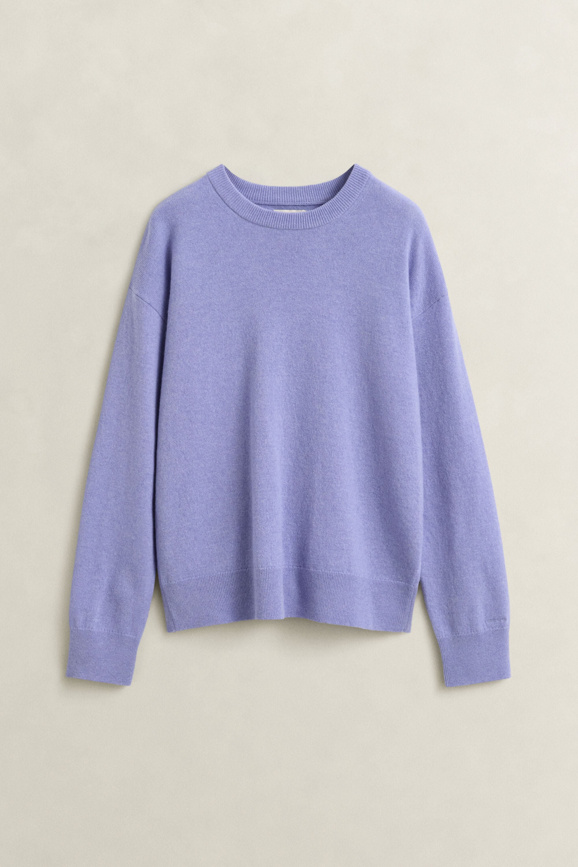 Jersey de cuello redondo en lana de oveja muy fina