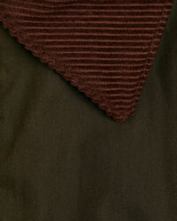 Chaqueta encerada de largo medio