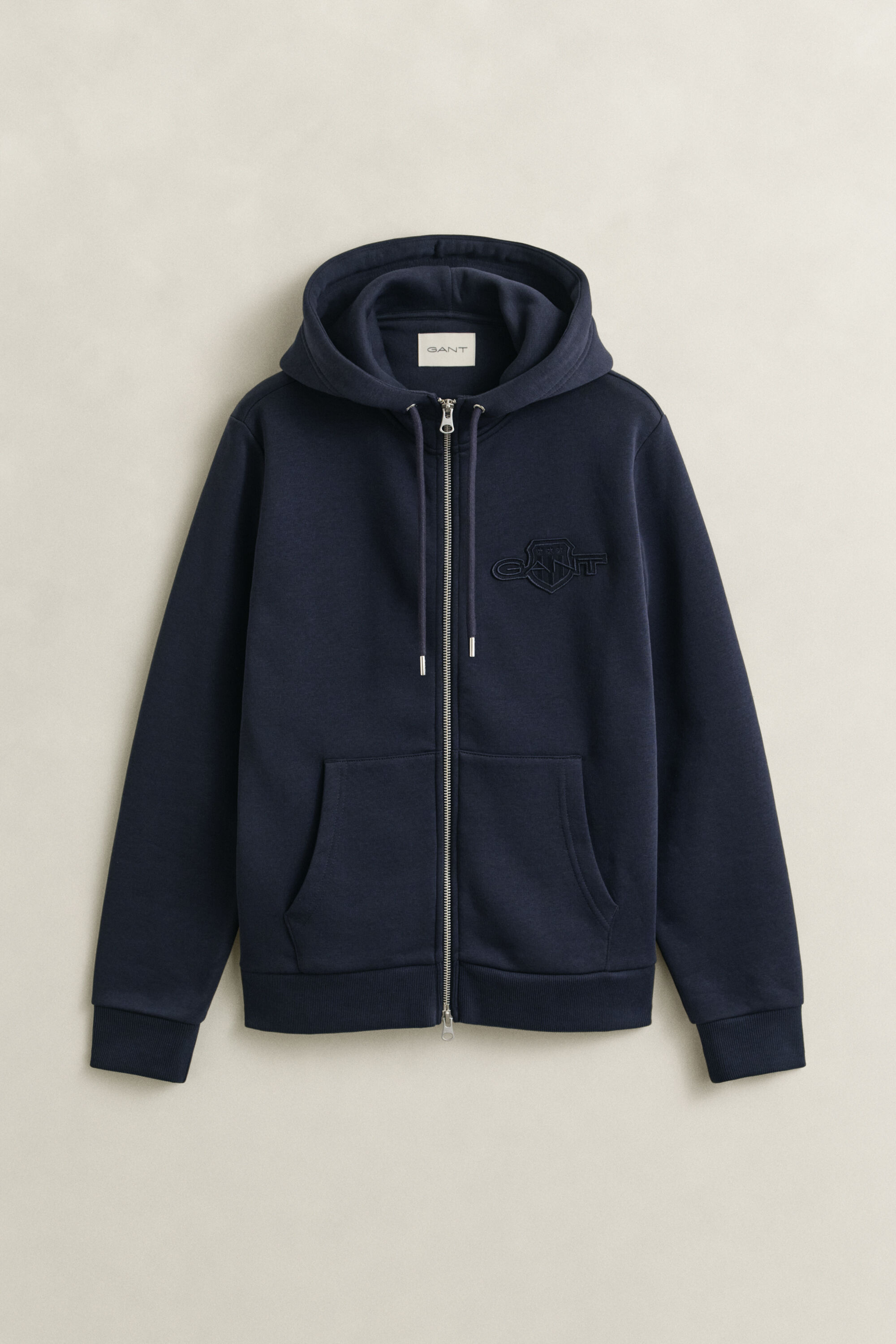 Sudadera con capucha y cremallera Tonal Shield