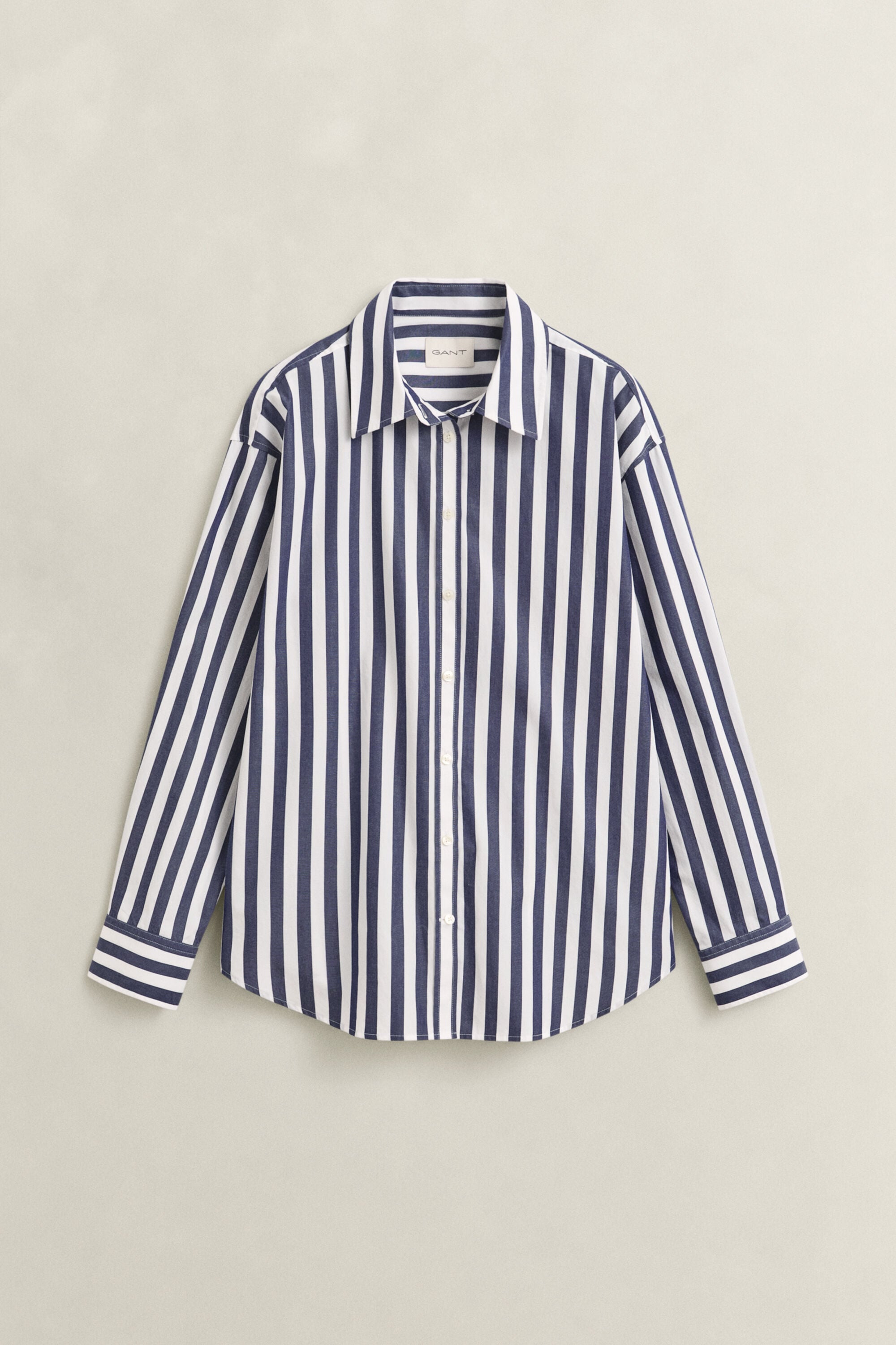 Camisa de popelina Relaxed Fit a rayas