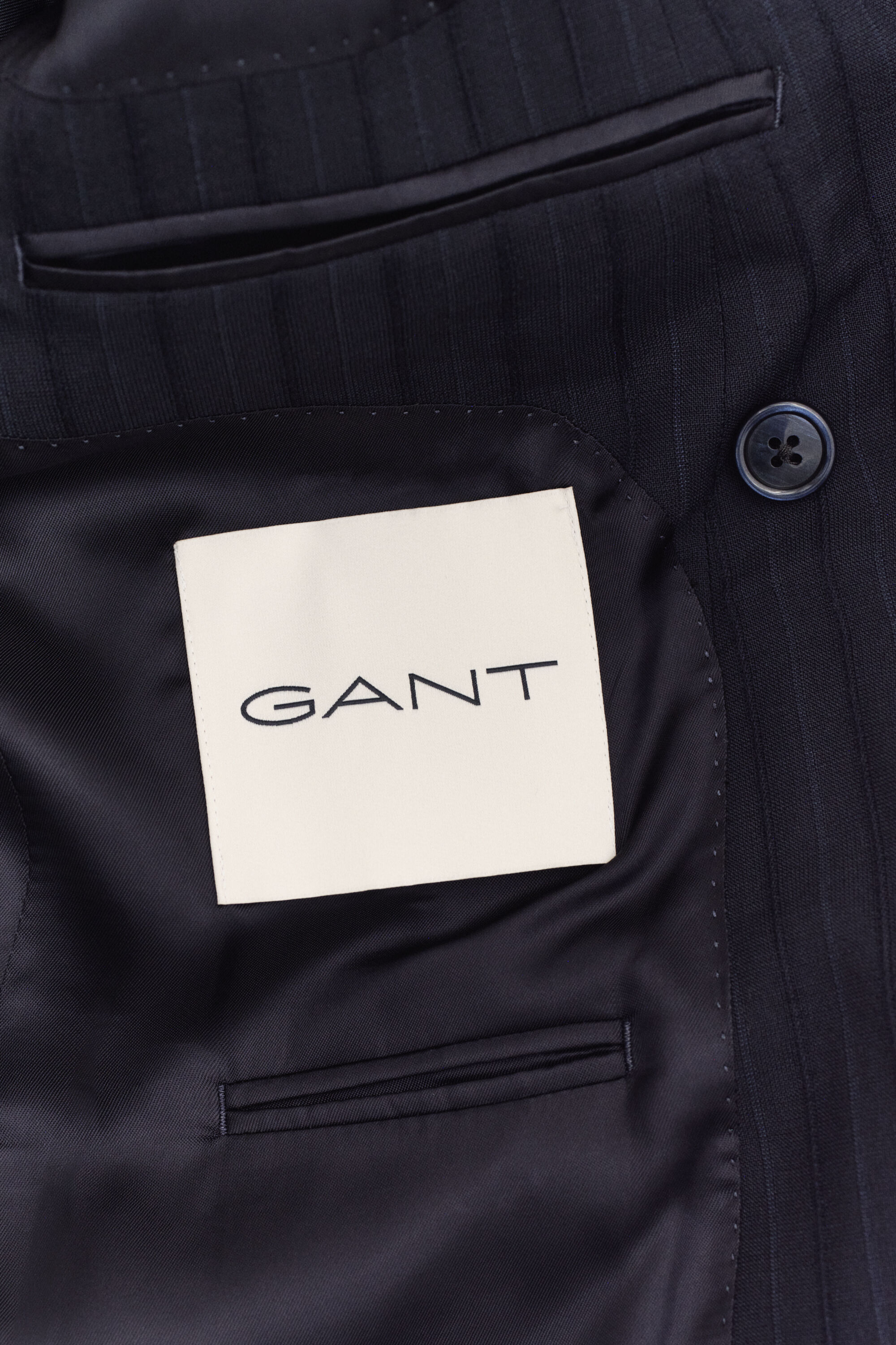 Chaqueta de traje de raya diplomática en el mismo tono