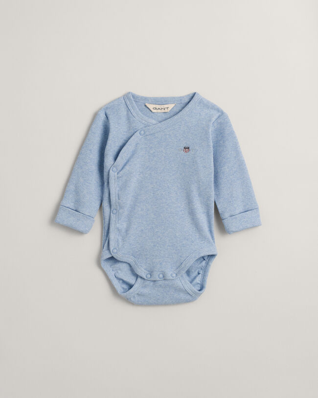 Body cruzado acanalado Shield Baby