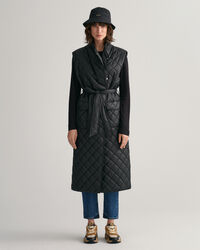 Chaleco acolchado largo