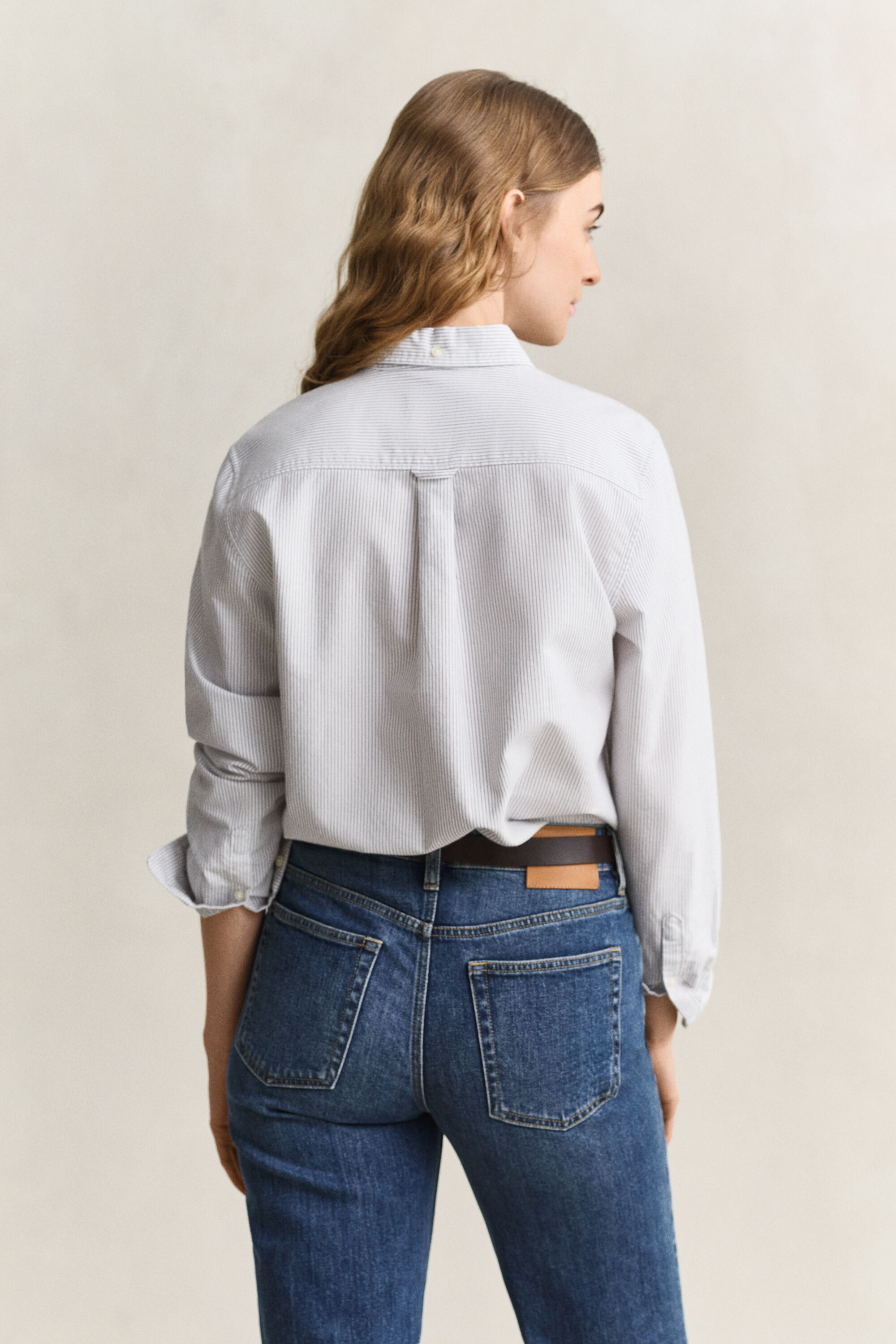 Camisa Oxford clásica a rayas