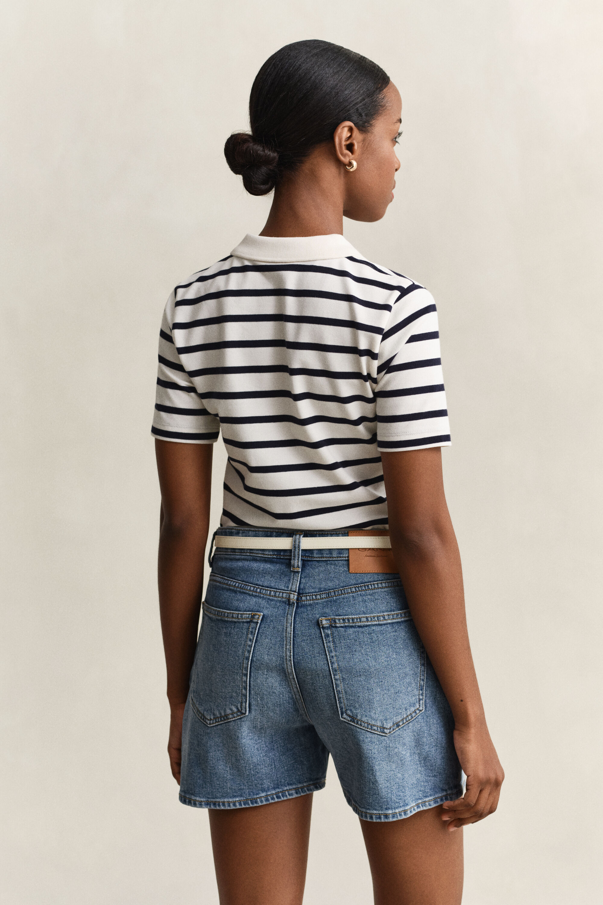 Polo de piqué a rayas