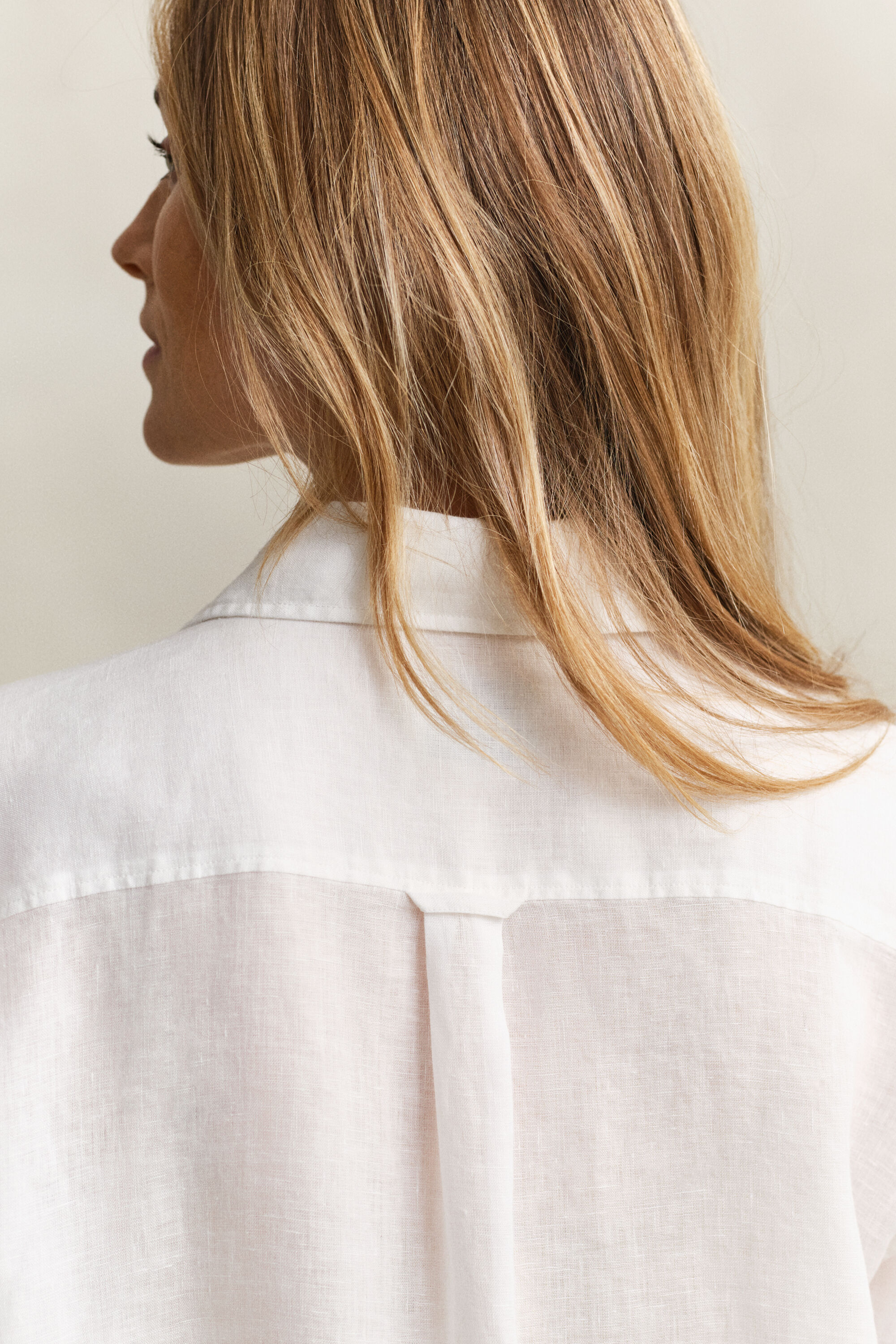 Camisa Relaxed Fit de lino