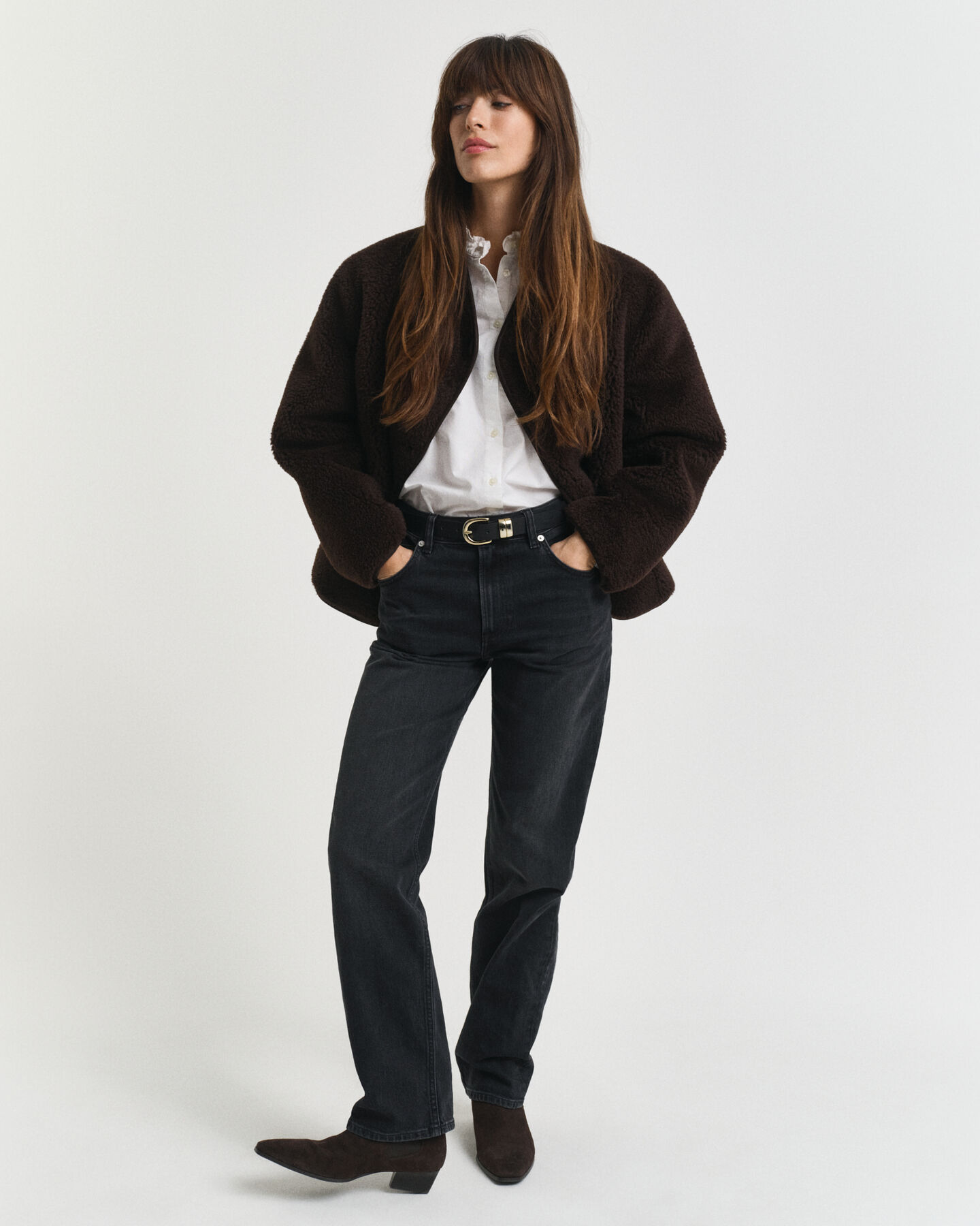 Vaqueros elásticos de pernera recta