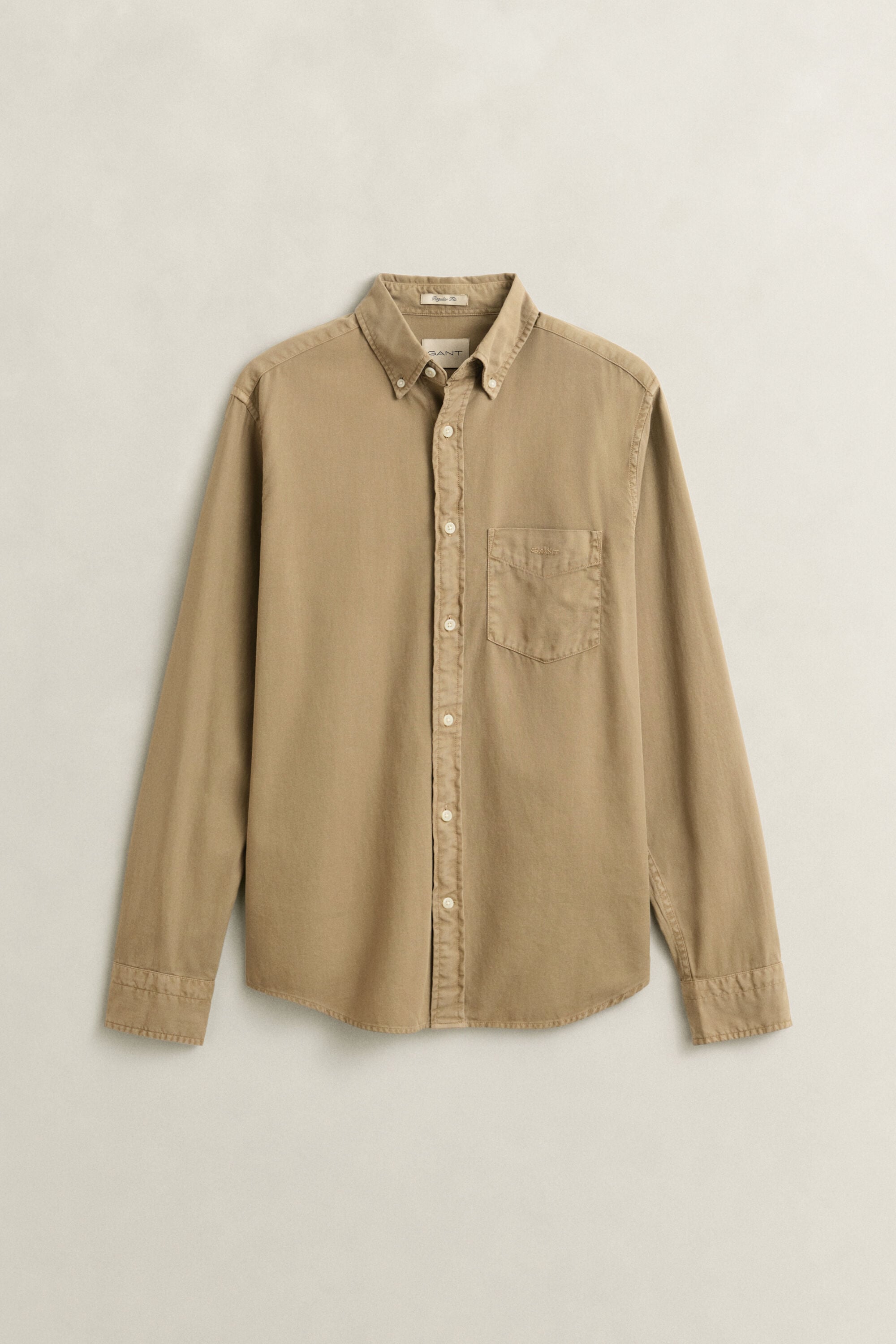 Camisa Regular Fit de sarga
