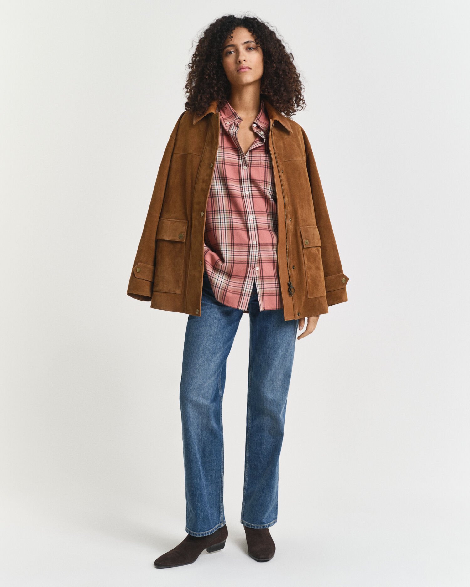 Camisa Relaxed Fit de franela a cuadros