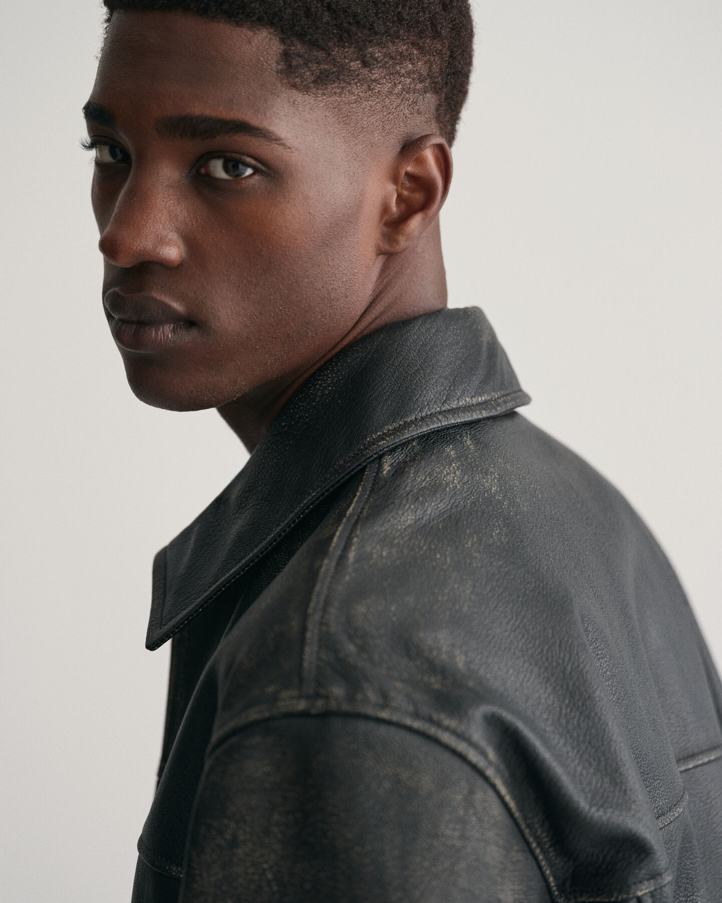 Cazadora de piel Moto