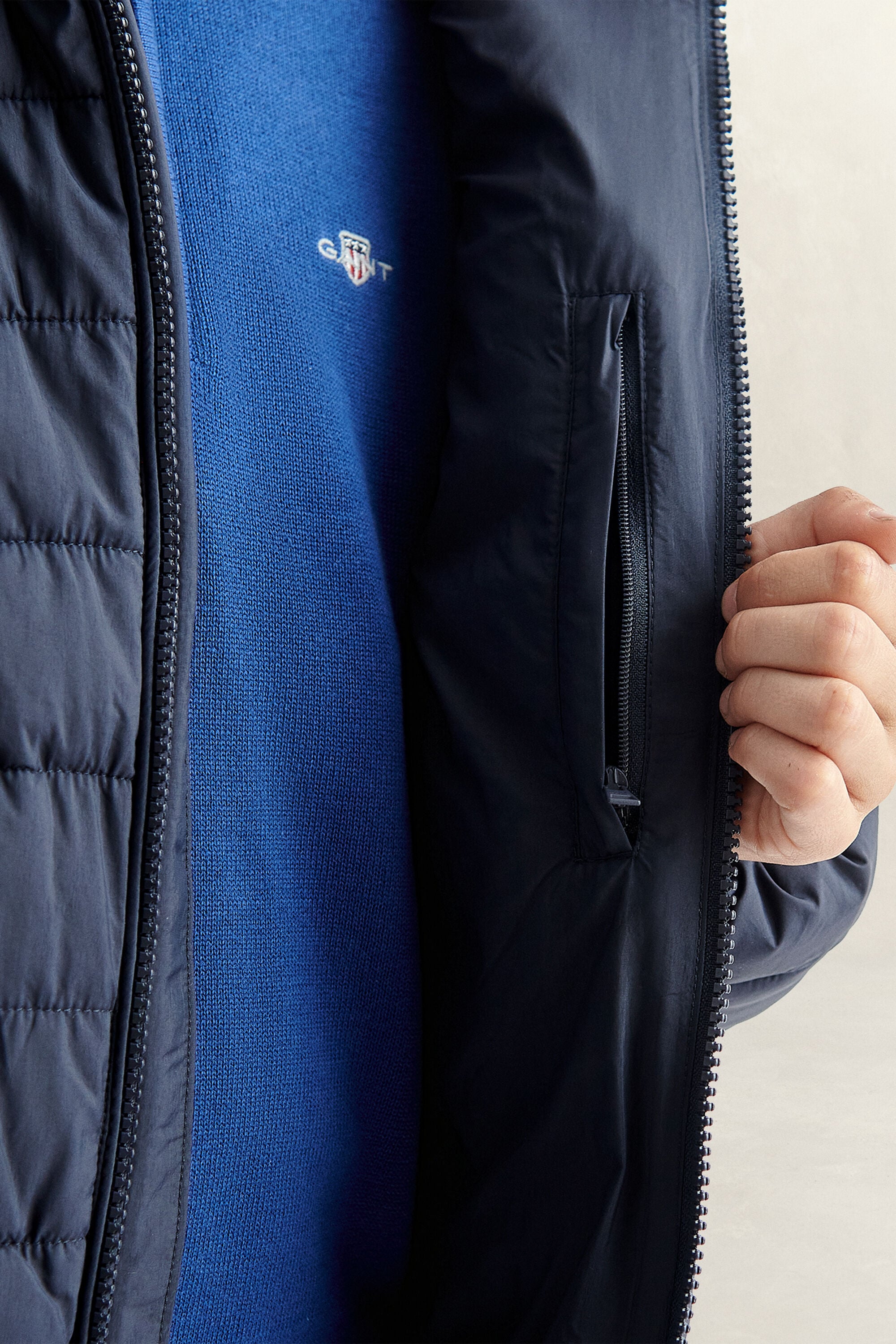 Chaqueta acolchada con capucha Teen Boys