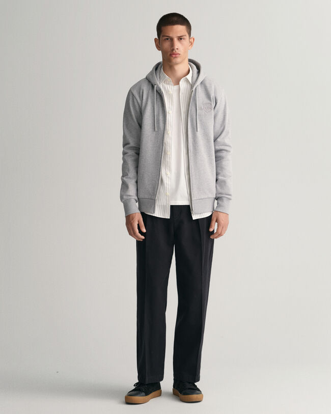 Sudadera con capucha y cremallera Tonal Shield