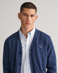 C&aacute;rdigan de cuello de pico y algod&oacute;n Classic