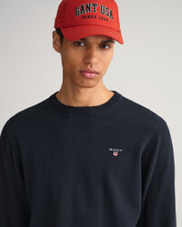 Jersey de cuello redondo de algodón Classic