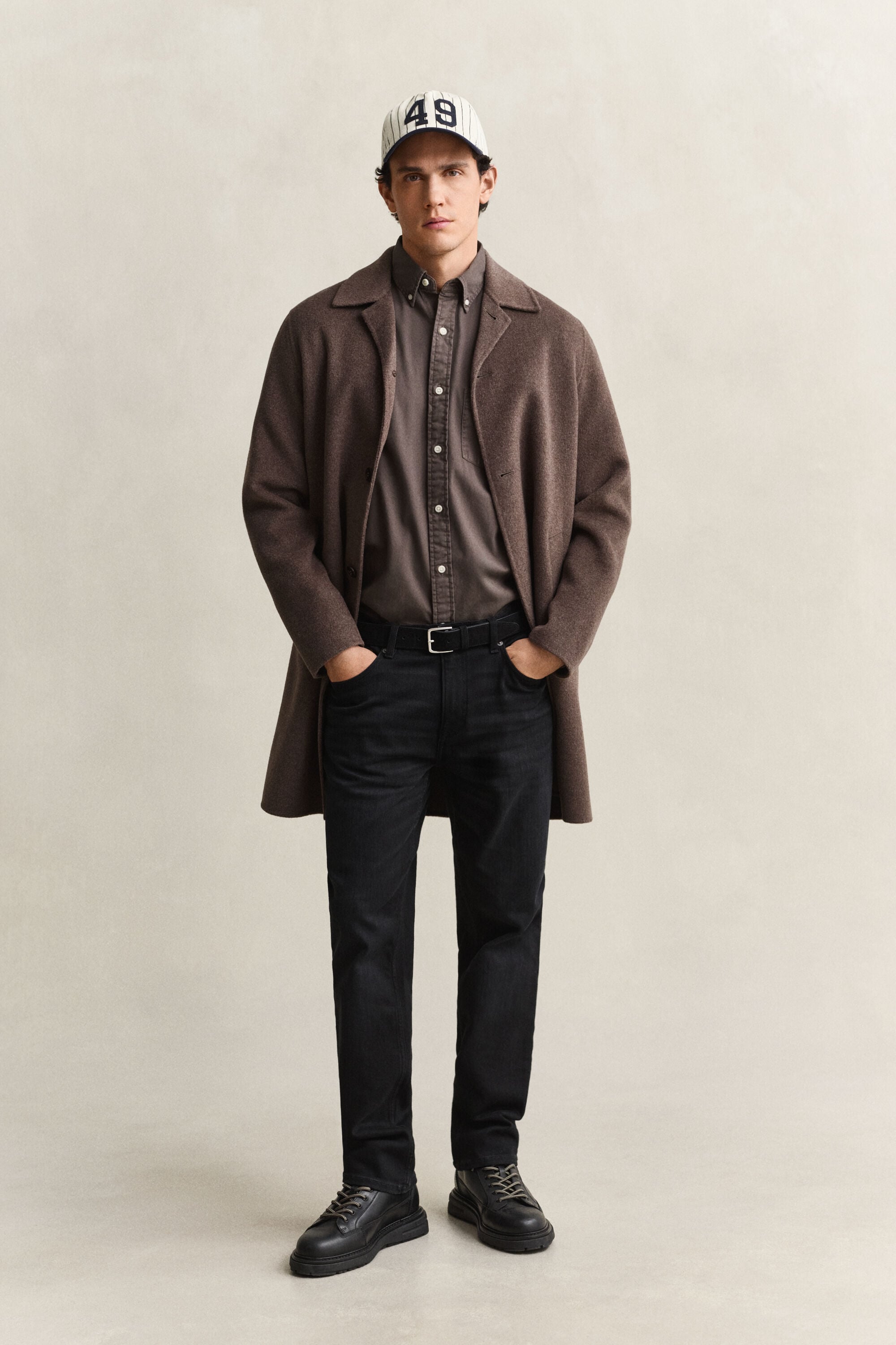 Camisa Regular Fit de sarga