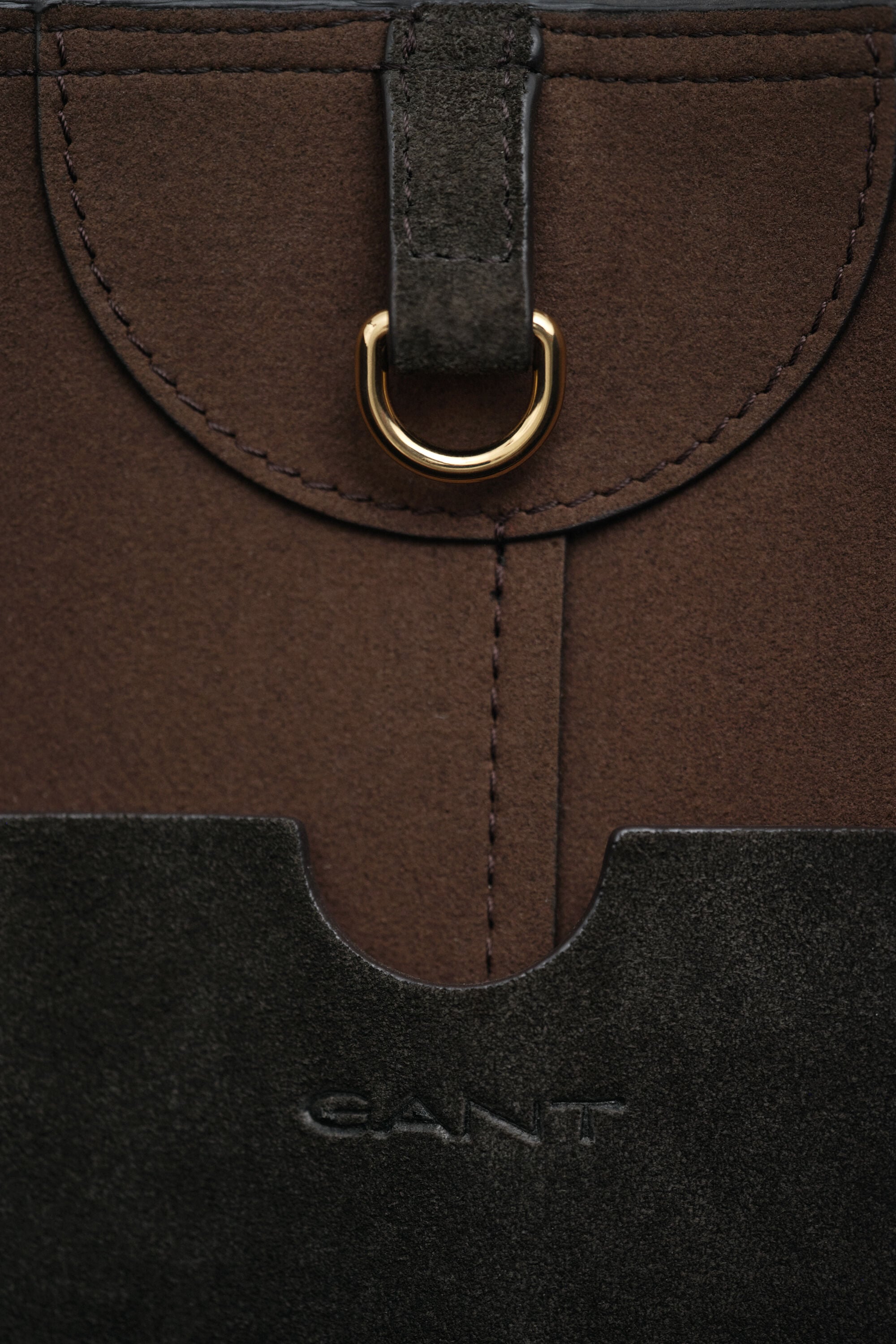 Bolso tote de ante