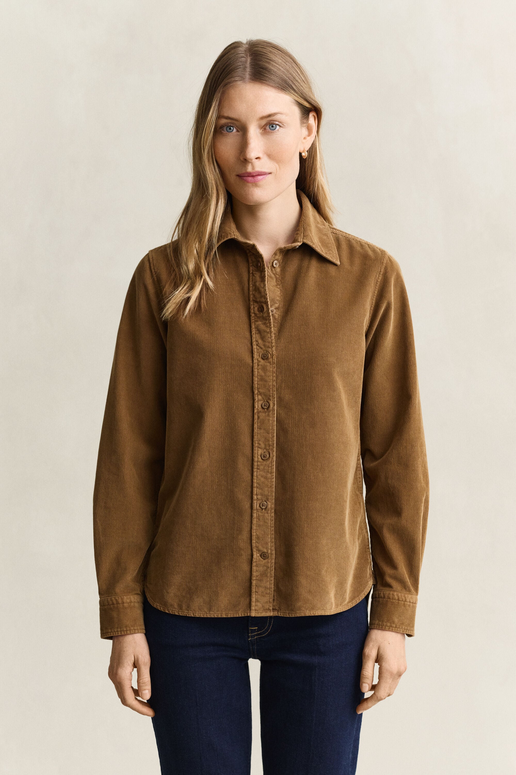 Camisa Regular Fit de pana