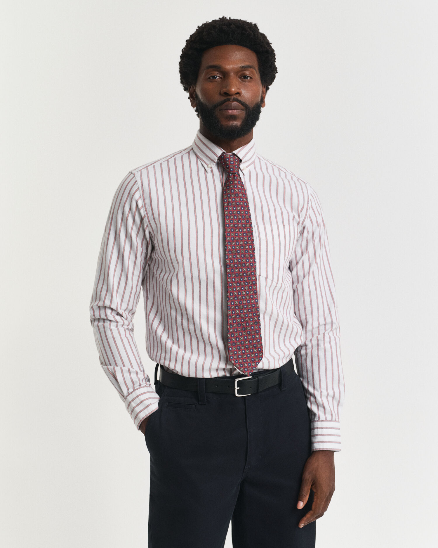 Camisa Oxford Regular Fit Archive a rayas