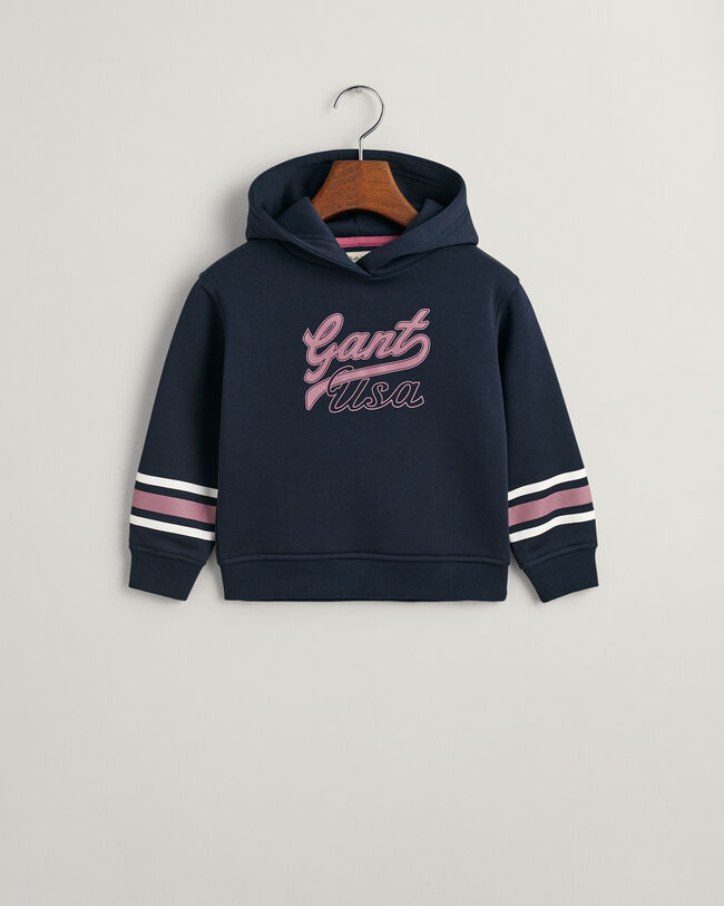 Sudadera corta con capucha GANT USA Girls