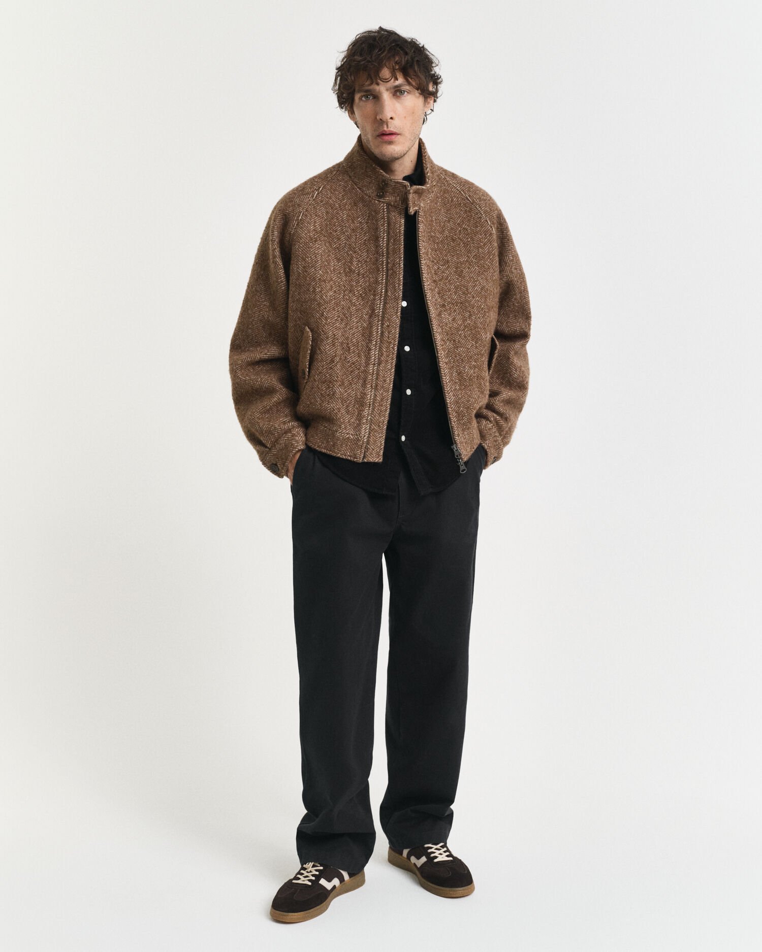 Camisa Regular Fit de pana de algodón