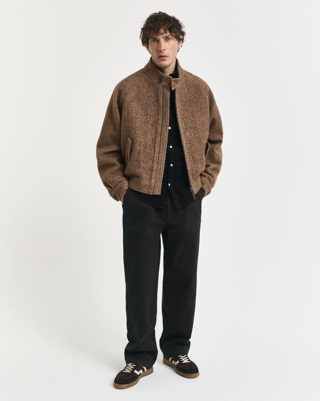 Camisa Regular Fit de pana de algodón