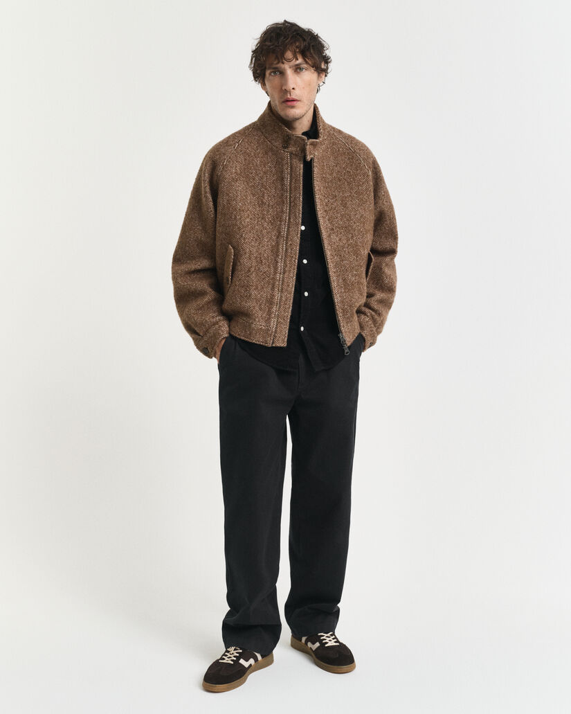 Camisa Regular Fit de pana de algodón