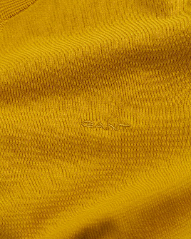 Jersey de cuello redondo de algod&oacute;n fino