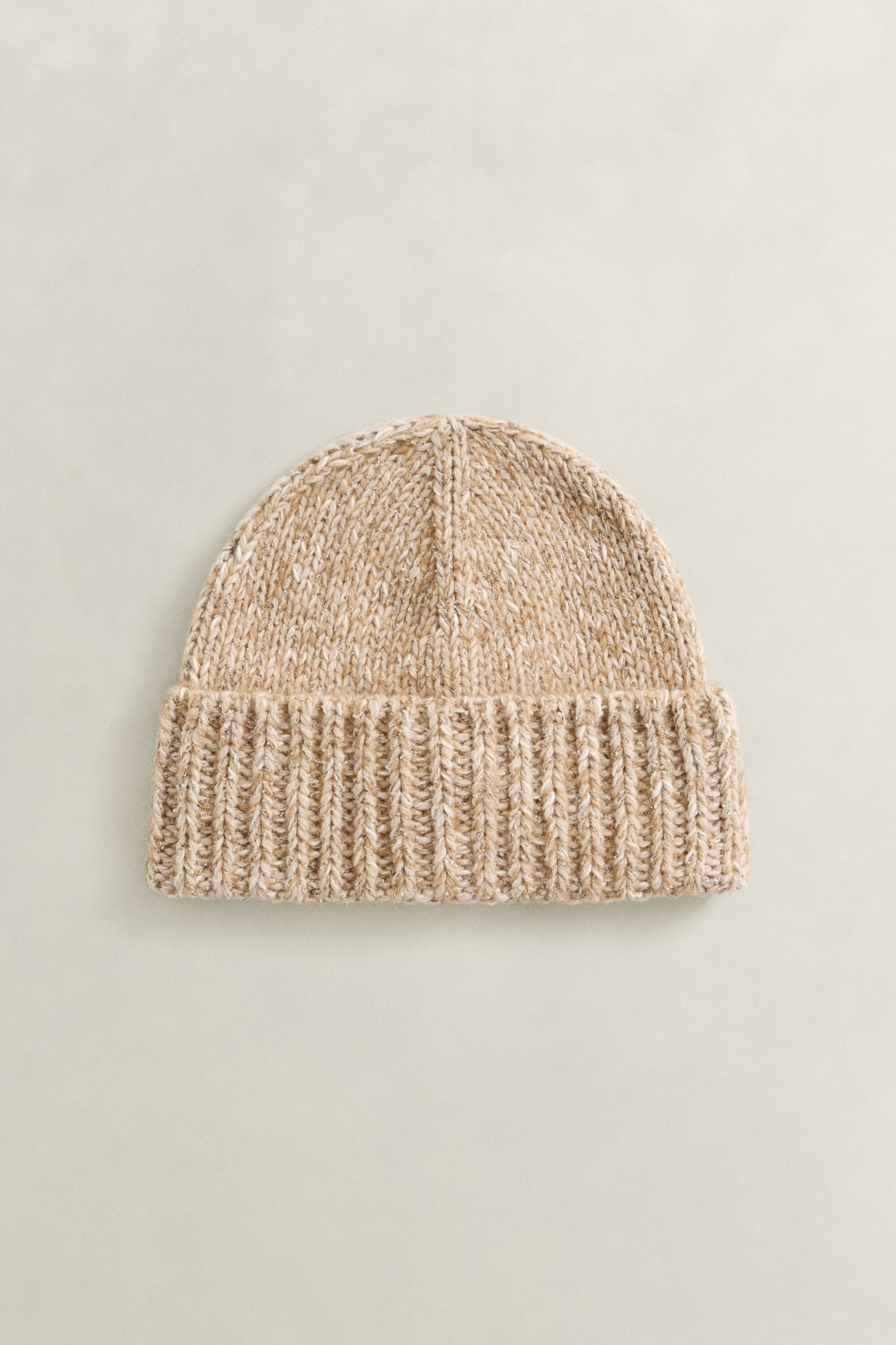 Gorro en mezcla de lana mouliné