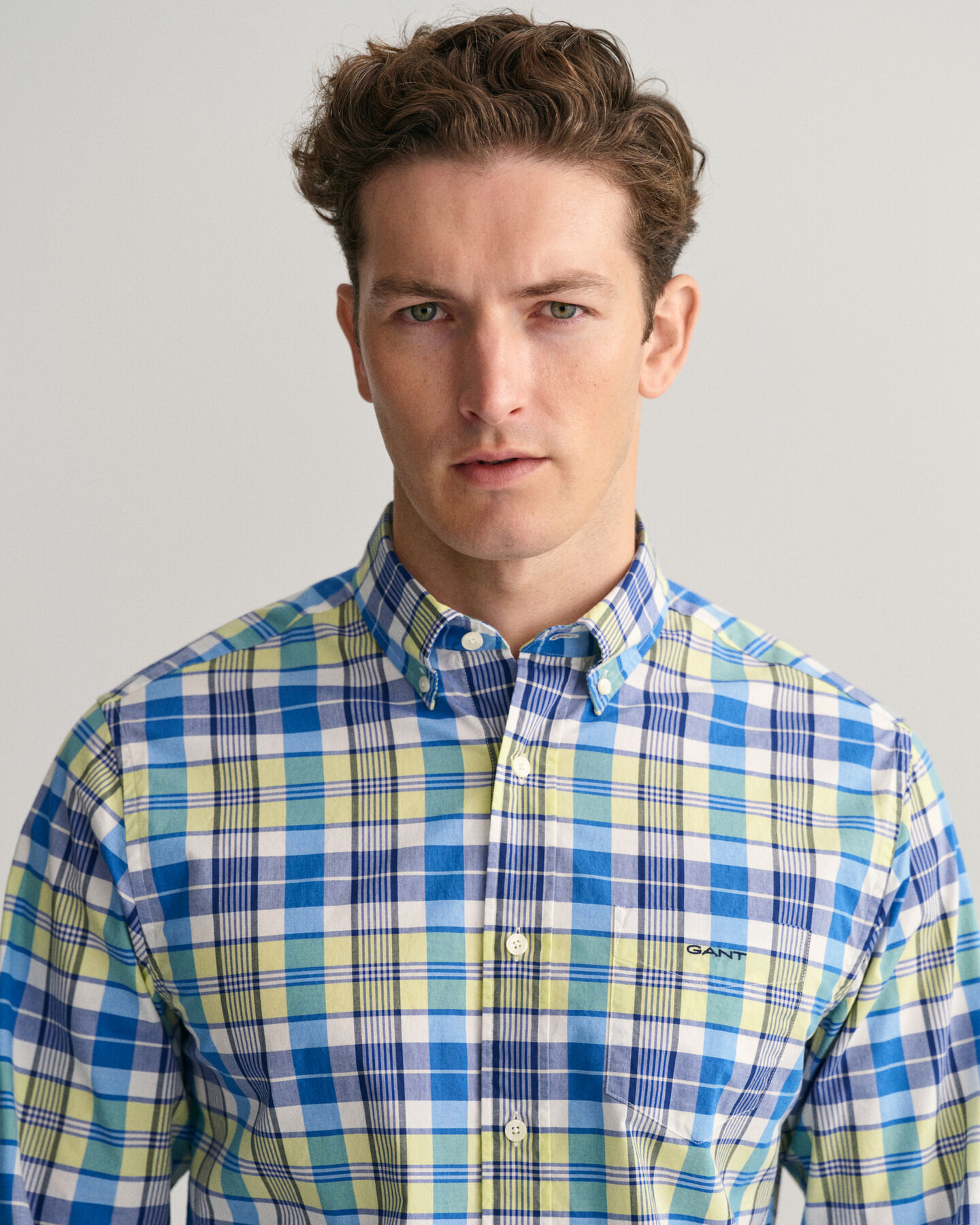 Camisa Regular Fit a cuadros de colores