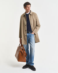 Jersey con cuello redondo y microtextura