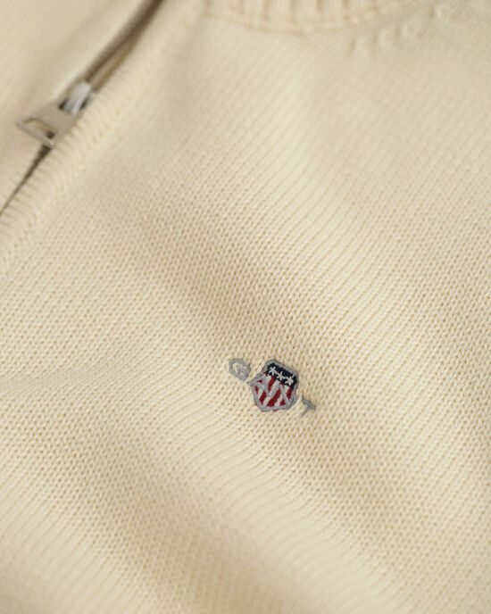 Jersey de algodón con media cremallera casual Teens