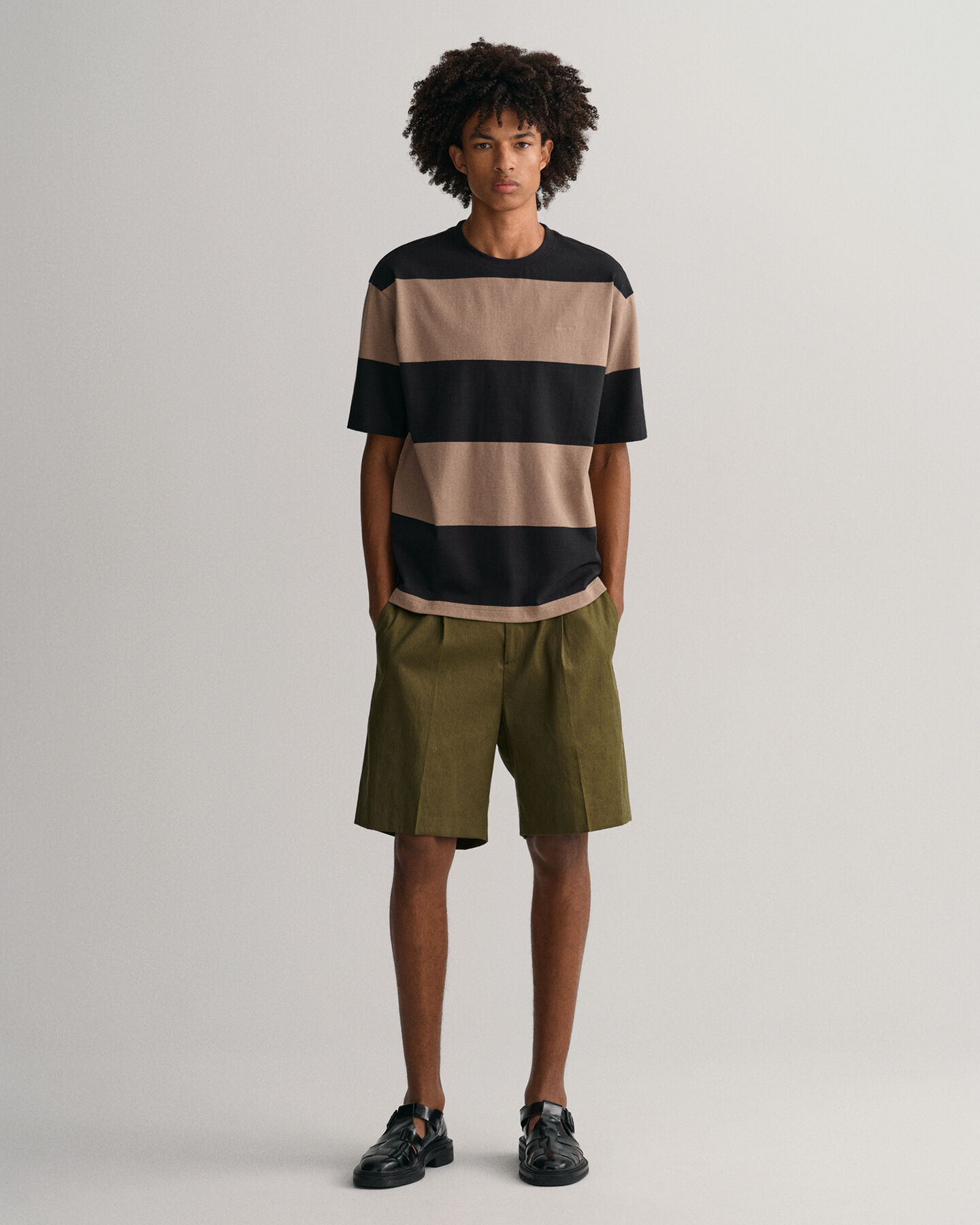 Camiseta de rayas en bloque