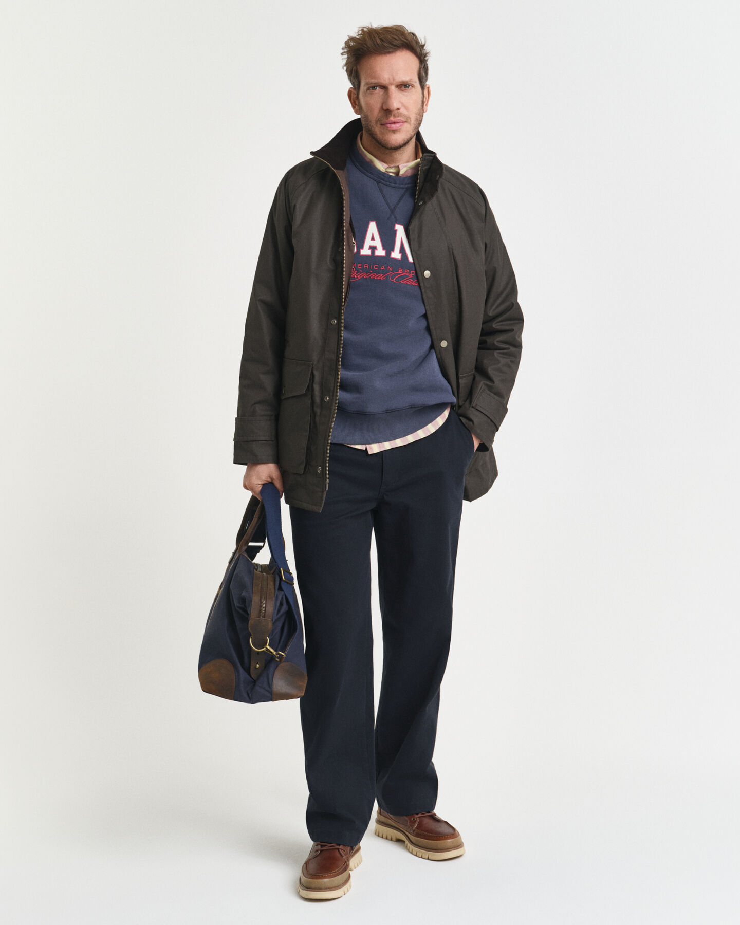 Sudadera de cuello redondo Collegiate Graphic