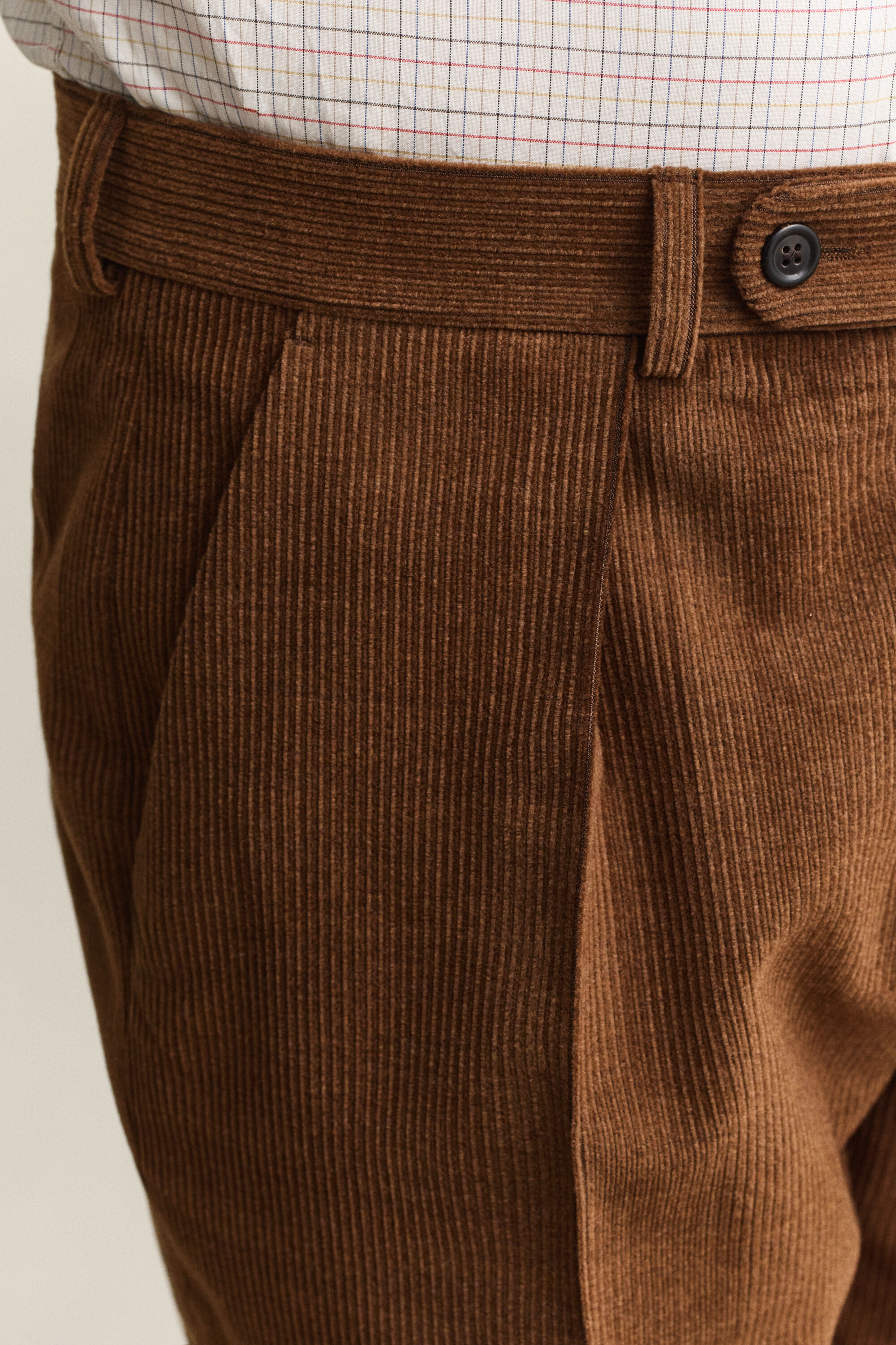 Pantalones de traje de pana de lana Gant x Yale