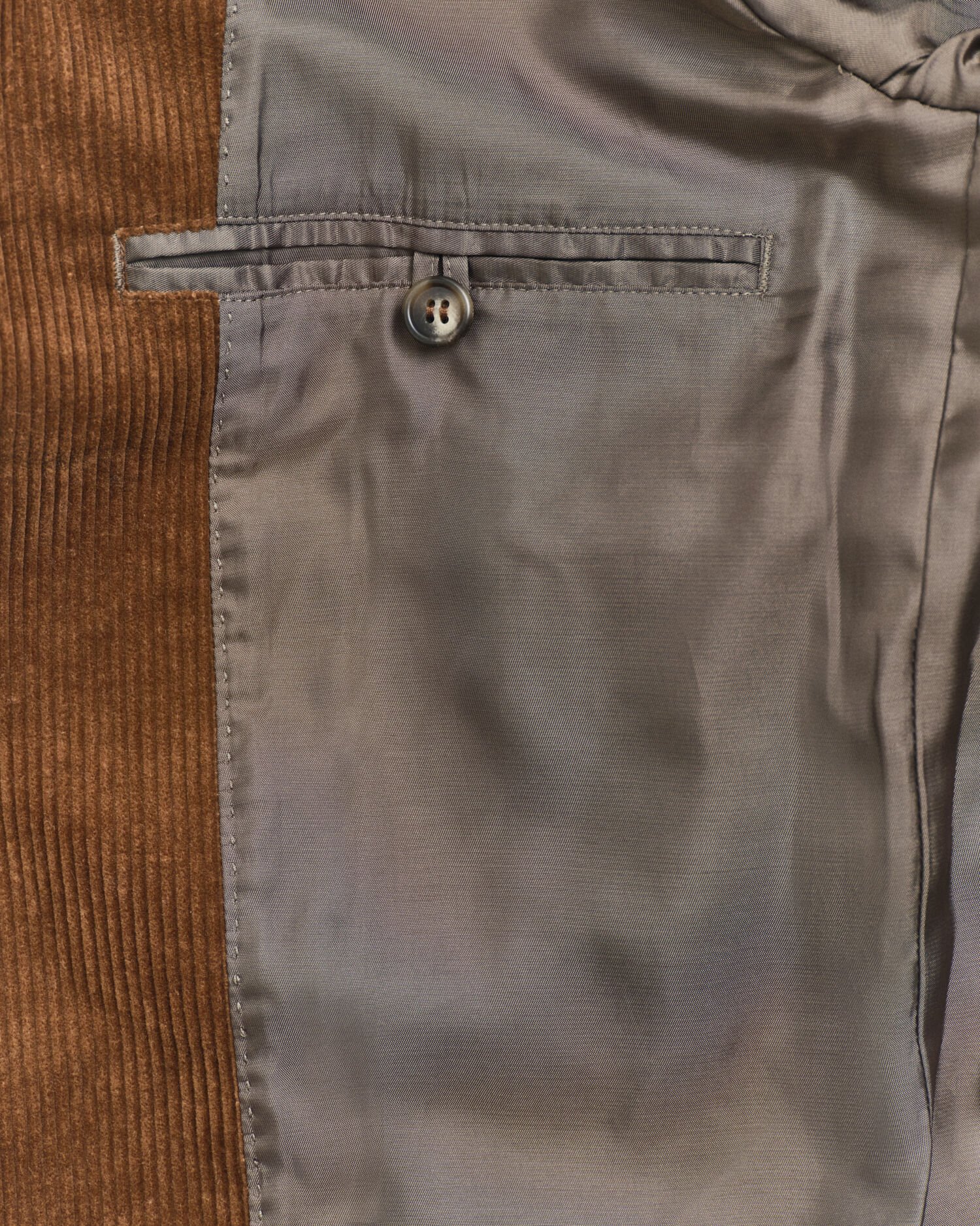 Chaqueta acolchada de pana