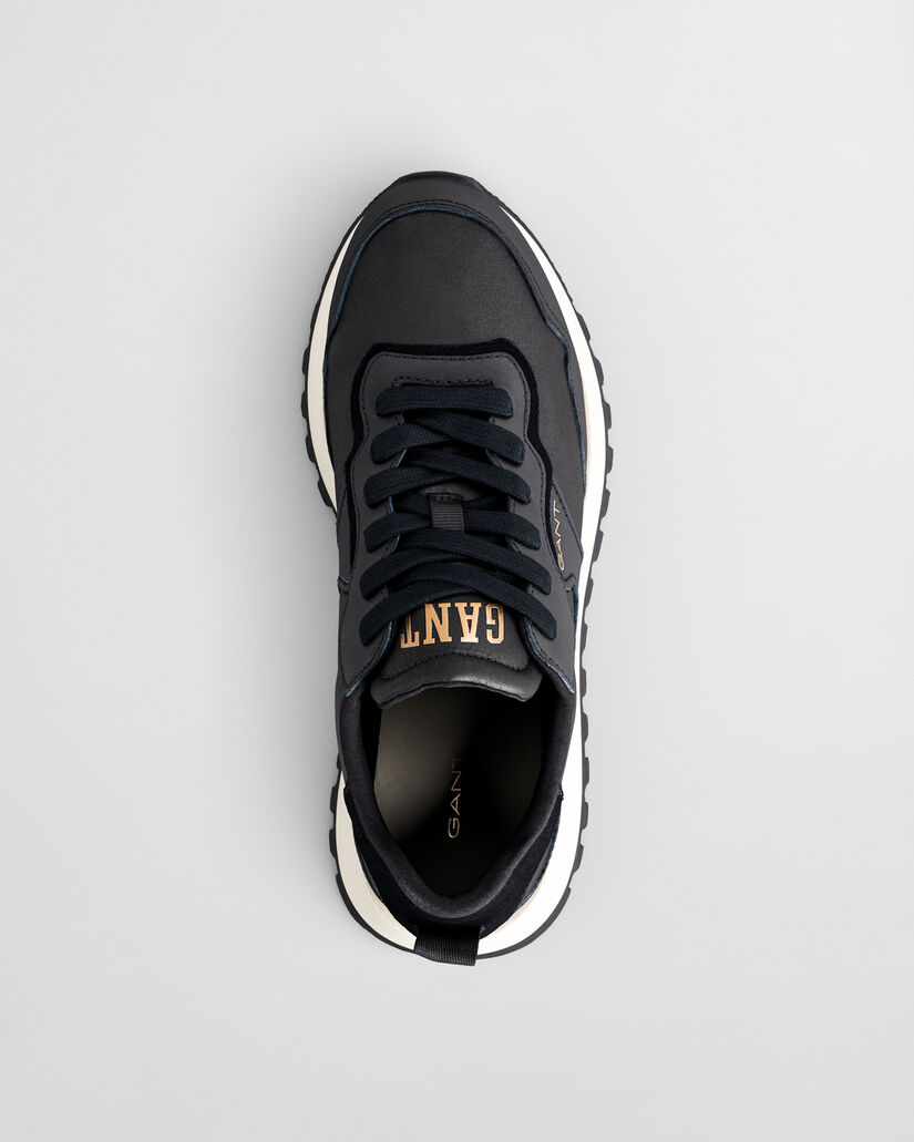 Zapatillas Caffay de ante y satén