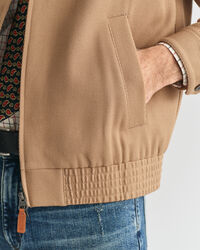 Cazadora Harrington en mezcla de lana