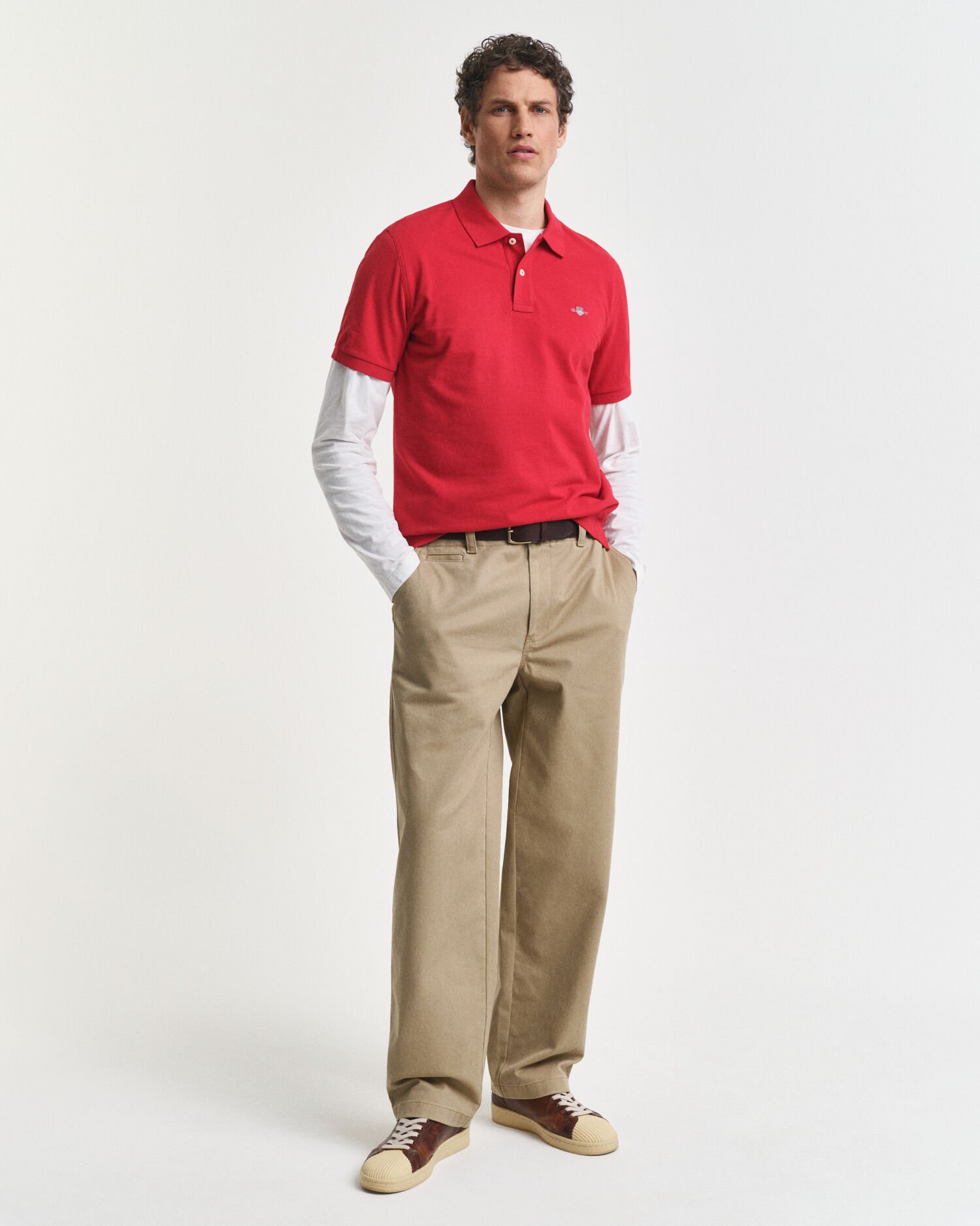 Polo de piqué Regular Fit Shield