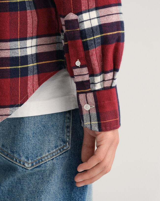 Camisa de cuadros y franela Regular Fit