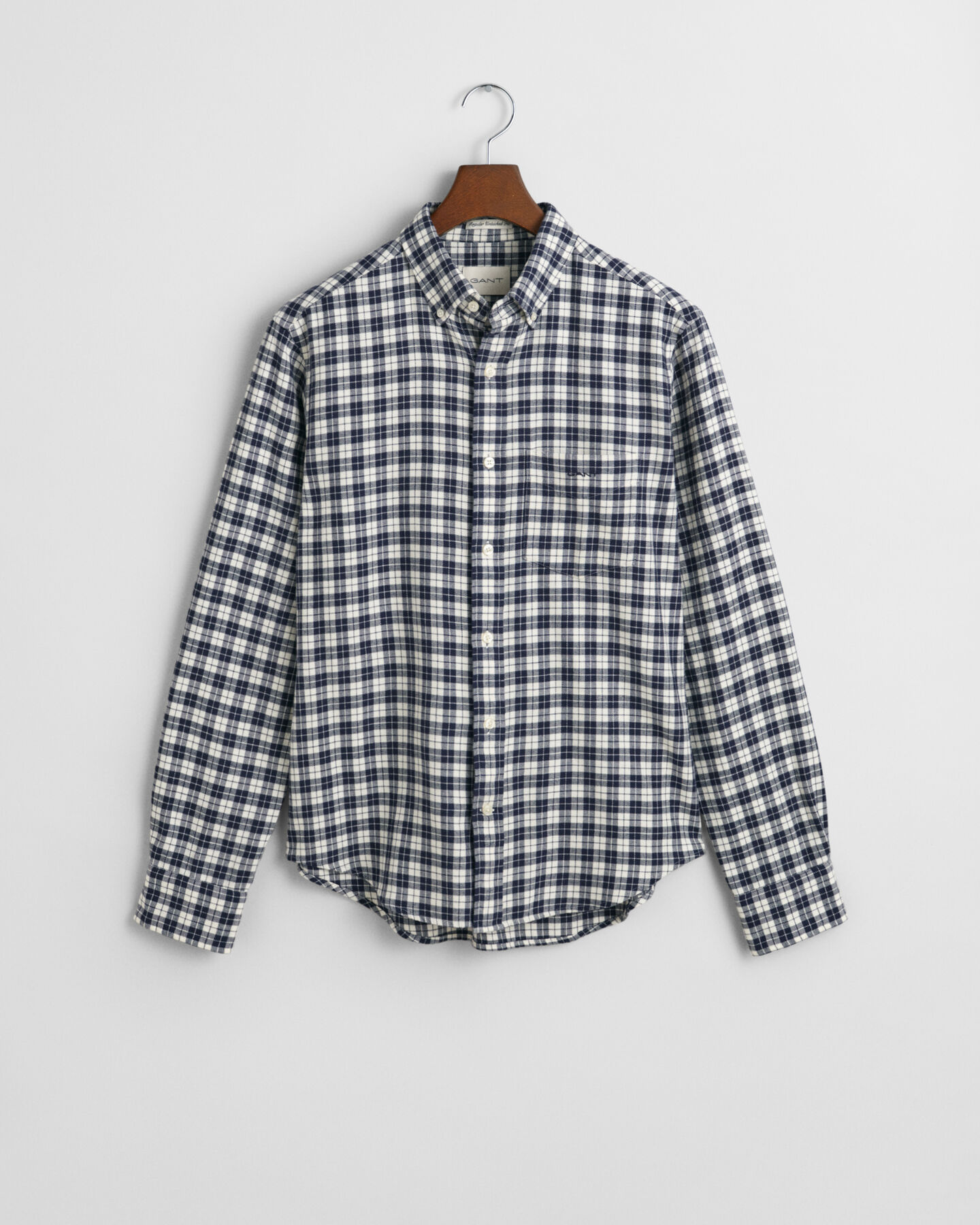 Camisa Regular Fit de franela a cuadros