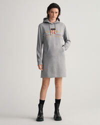 Vestido tipo sudadera con capucha Archive Shield