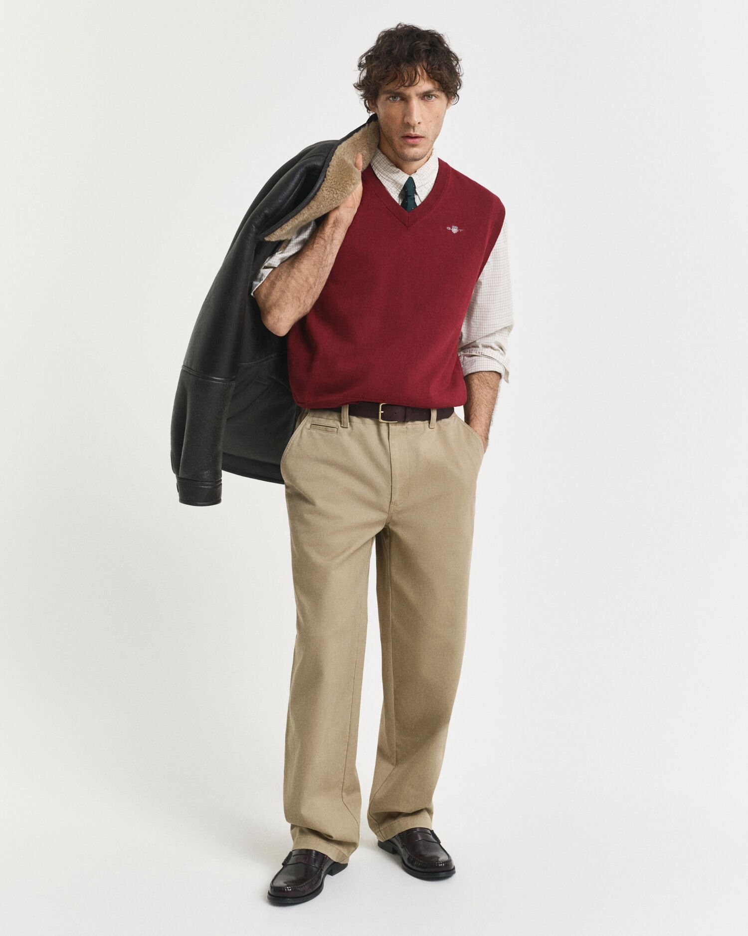 Chaleco clásico de algodón