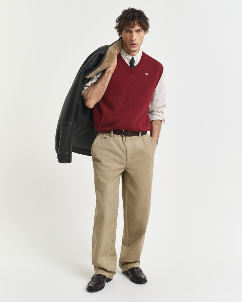 Chaleco clásico de algodón